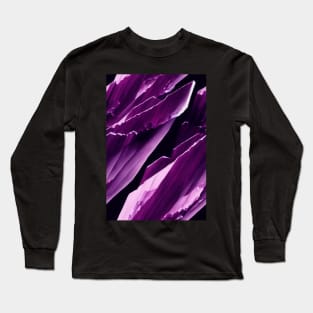 Jewel Pattern - Violet Amethyst, for a bit of luxury in your life! #5 Long Sleeve T-Shirt